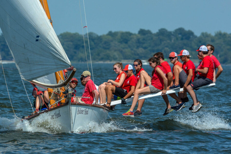 Log Canoe Races How does wind impact the Chesapeake Bay?