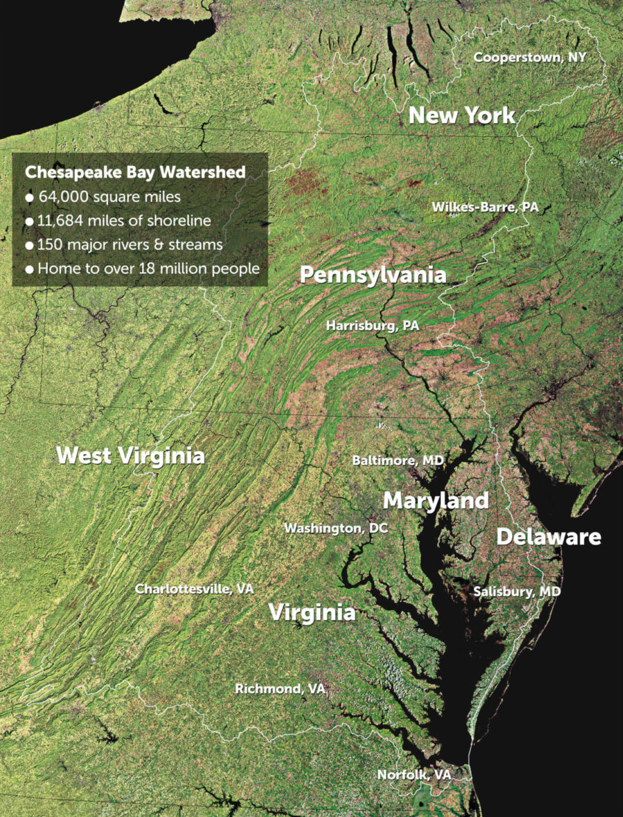 chesapeake river map